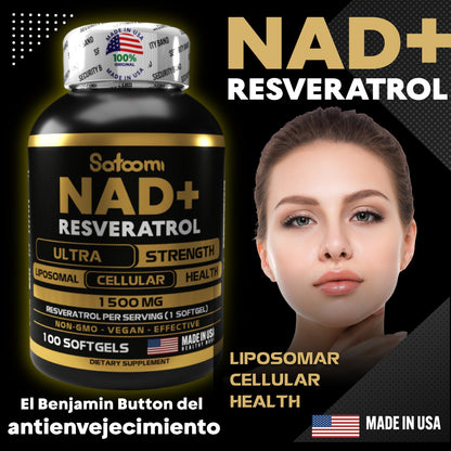 NAD+ con Resveratrol - 100 Softgels