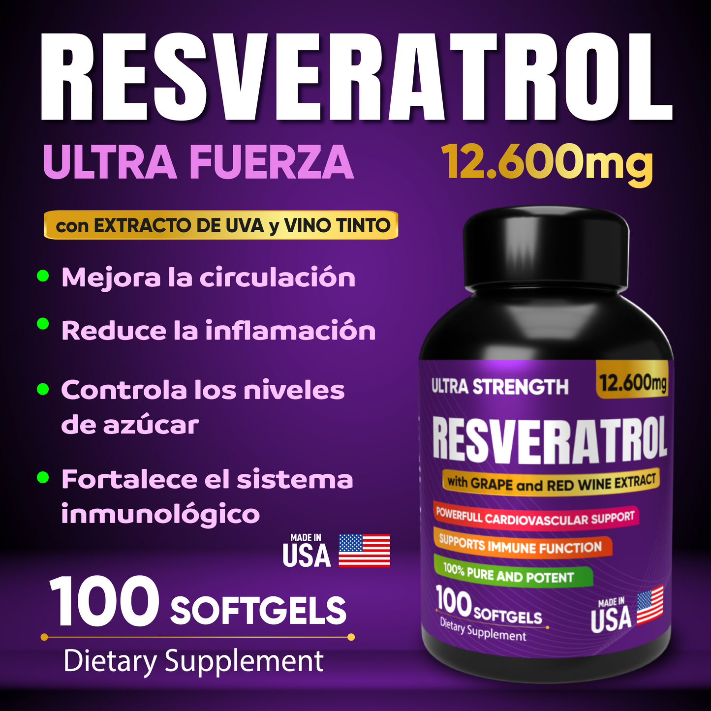 🔥 RESVERATROL 🍇💜